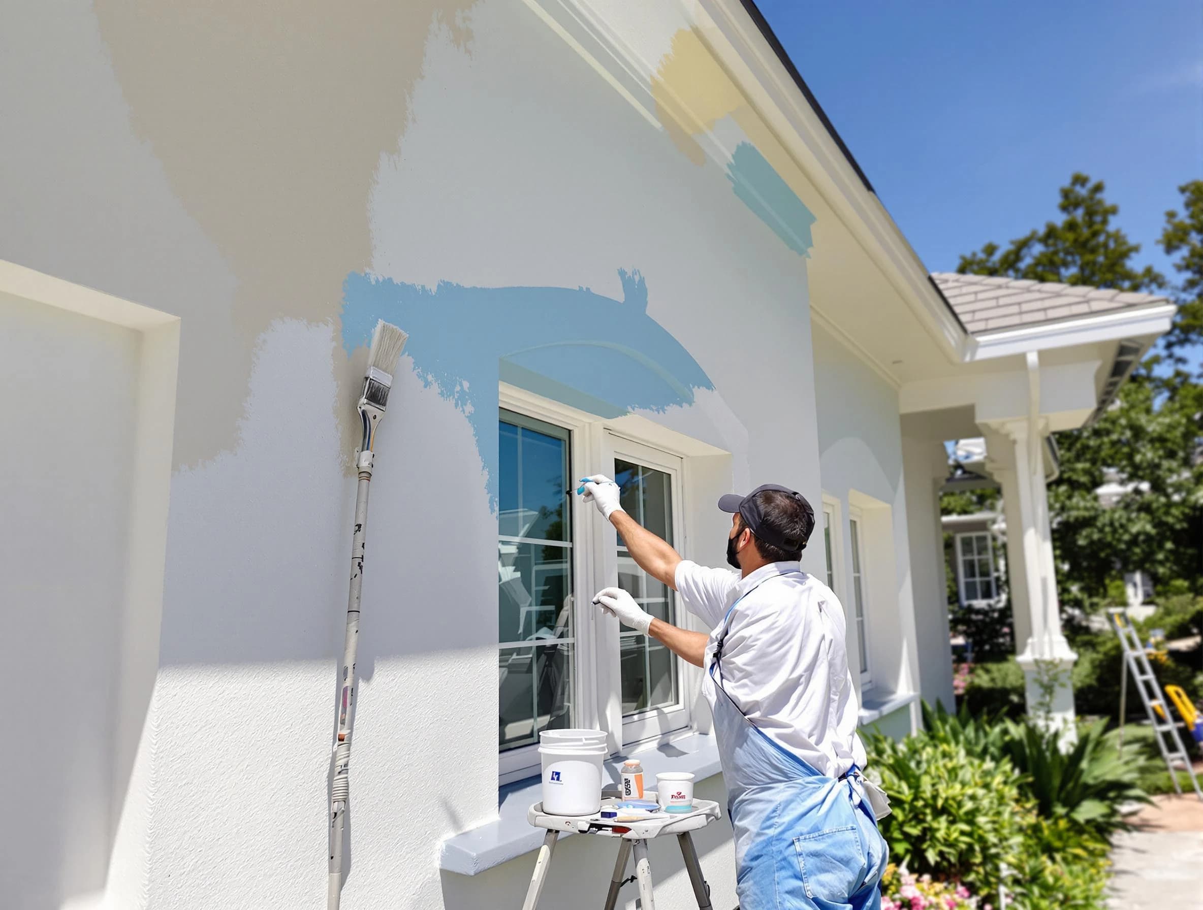 South Euclid House Painters professional painting the exterior of a house in South Euclid, OH