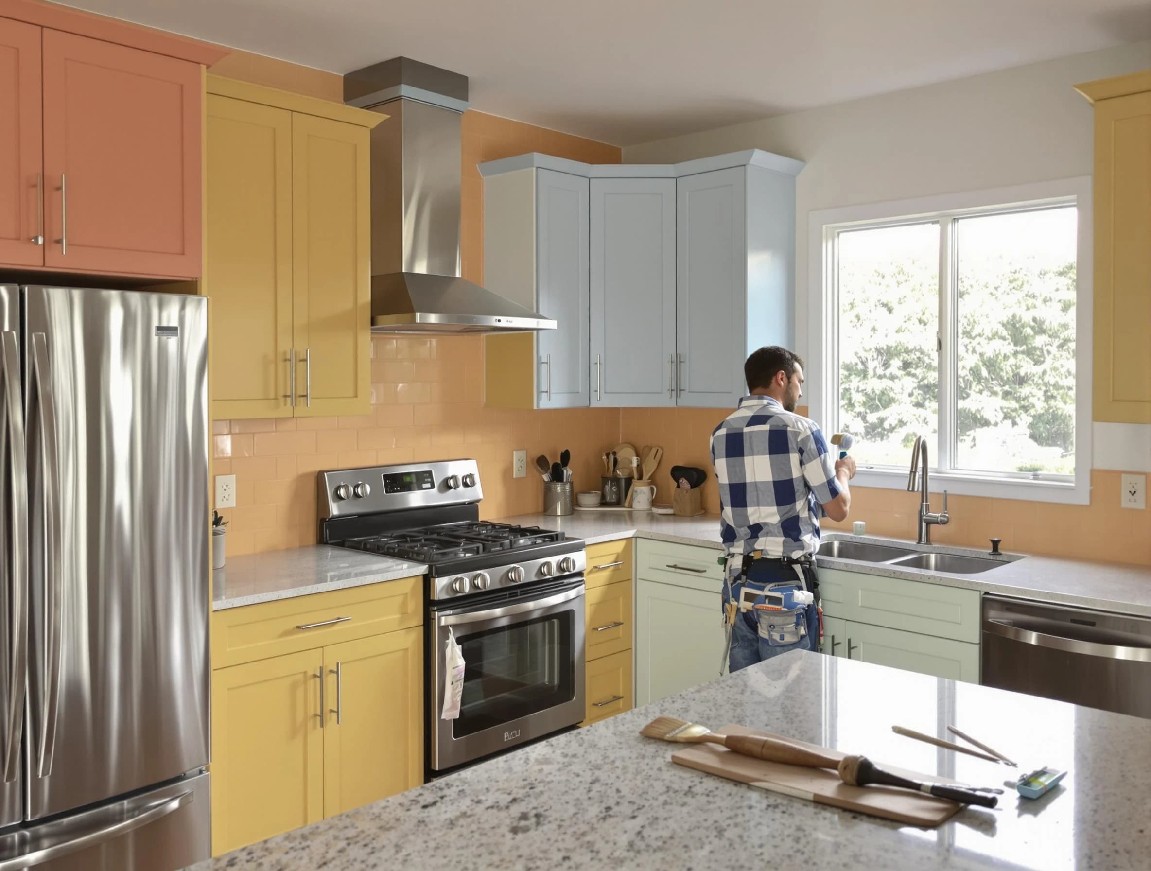 Kitchen and Cabinet Refinish in South Euclid